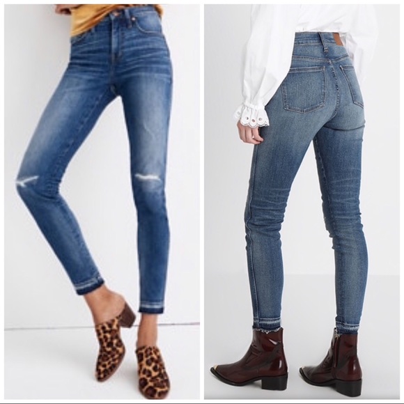 Madewell Denim - Madewell NWOT Rip & Repair 9” HR Skinny Jeans, 25